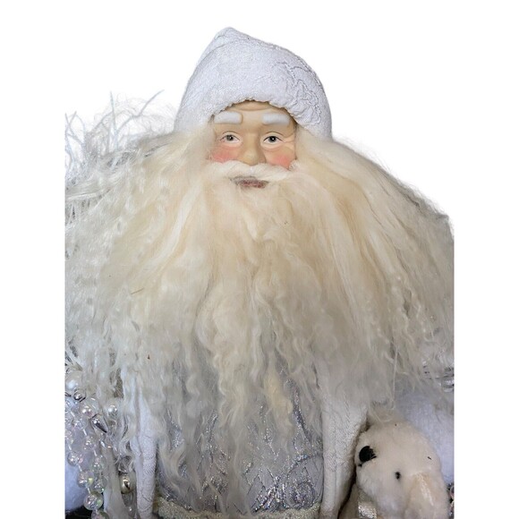 Vintage Old World Santa Collection 2004 Limited Edition All In White Christmas - Picture 2 of 12